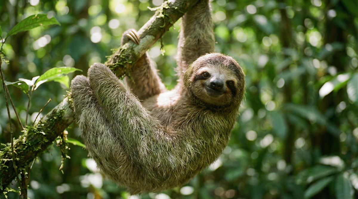 母狗官网树懒视频 - 热带雨林慢生活视频